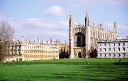 El King's College, en la universidad de Cambridge, Reino Unido.