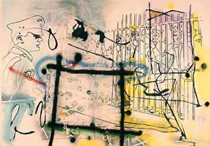 &#39;Three New Comandments Found&#39; (1998), de Sigmar Polke.