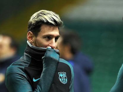 Messi e Suárez voltam ao Barça contra o Celtic.