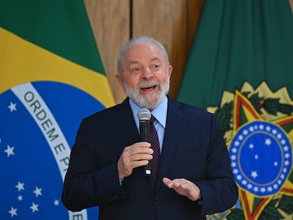 El presidente Lula, en un encuentro con la prensa el pasado día 27 en Brasilia.