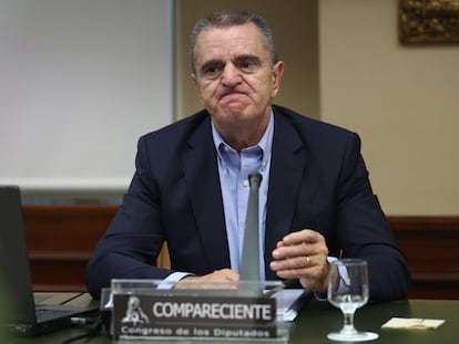 El presidente del Consejo Superior de Deportes (CSD), José Manuel Franco, en una comparecencia en el Congreso, el pasado día 18, sobre la ley del Deporte.