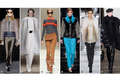 12. Roberto Verino. 13. Genny. 14. Moschino. 15. Iceberg. 16. Vionnet. 17. Ralph Lauren Collection.