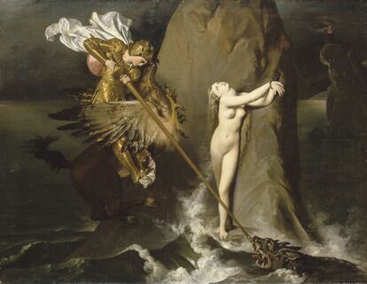 Óleo sobre lienzo, París, 1819. El cuadro se adquirió en 1819. Está en el museo del Louvre.