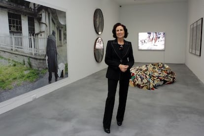 Oliva Pérez Arauna, fotografiada en su galería en 2014.