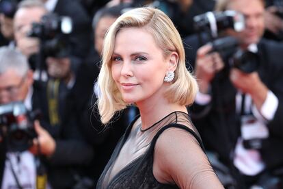 La ganadora del Oscar, Charlize Theron