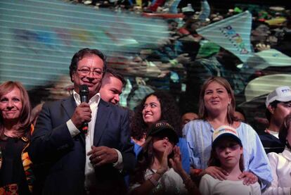Gustavo Petro el día de las elecciones presidenciales de junio de 2018.