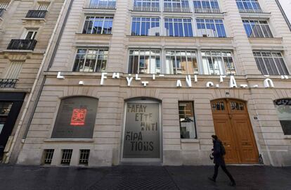 La sede de la fundación Lafayette Anticipations, en París, el pasado 5 de marzo.