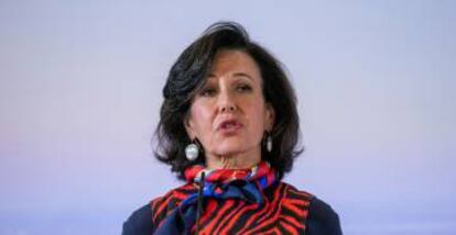 La presidenta del Banco Santander, Ana Botín.