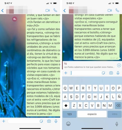 Cómo responder rápidamente en WhatsApp.