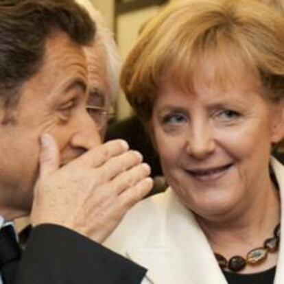 Nicolas Sarkozy y Angela Merkel, en una foto de archivo