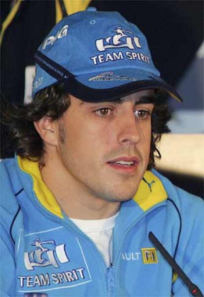 Alonso, en la rueda de prensa previa al GP de Francia.