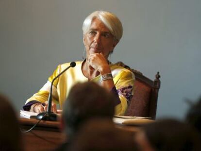 La directora gerente del FMI, Christine Lagarde.