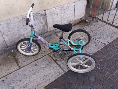 Una de las bicicletas 'divertidas' que se podían probar.