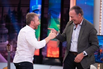 Bertin con Pablo Motos en el estreno de la nueva temporada de 'El hormiguero'.