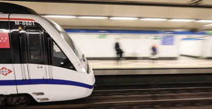 Un convoy del metro, en una imagen de archivo.