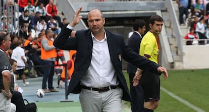 Rafael Berges, en un partido contra el Castilla.