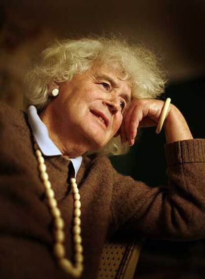 Jan Morris, en Nueva York.