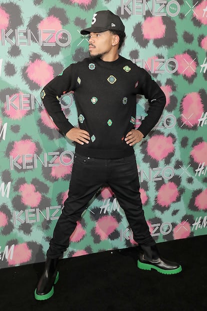 El rapero fue uno de los protagonistas en la presentación de la línea de Kenzo para H&M.