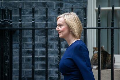 Liz Truss deja la sede del Gobierno en Downing Street el pasado 23 de septiembre.