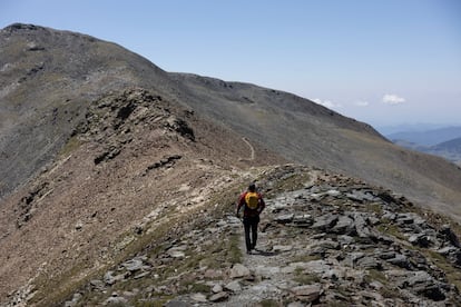 Subida a la cima de la montaña Puigmal, 2.910 metros, por el lado francés.