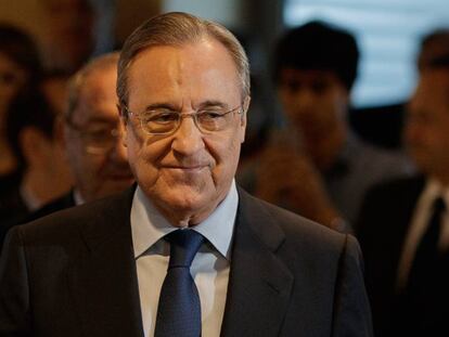 El presidente de ACS y del Real Madrid, Florentino Pérez.