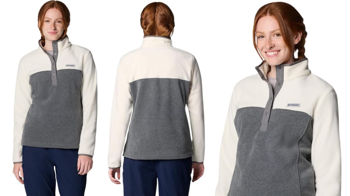 Forro polar Columbia para mujer.