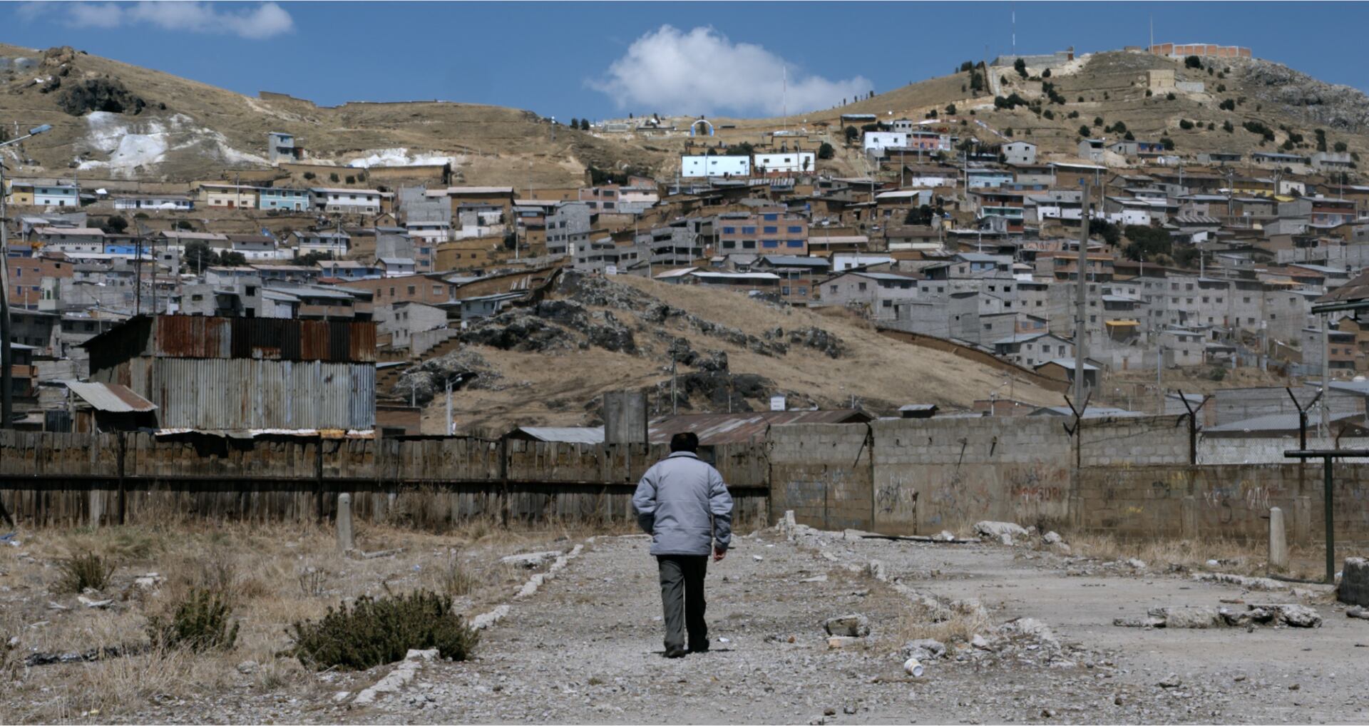 Manuel, habitante de Cerro de Pasco, retratado en el documental 'Vida férrea'.