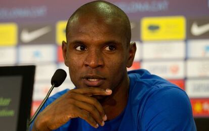 El jugador francés del Barça Eric Abidal.