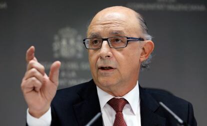 El ministro de Hacienda y Administraciones Públicas, Cristóbal Montoro.