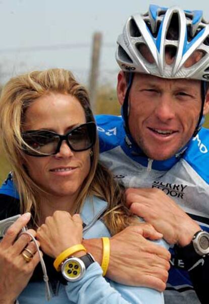 Lance Armstrong, con Sheryl Crow.