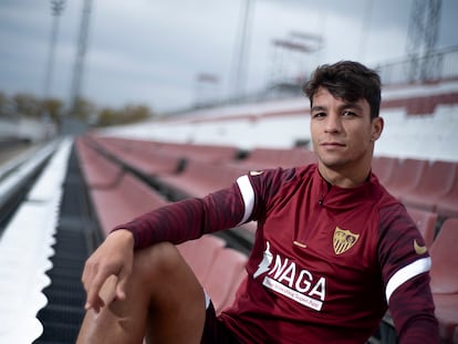 Óliver Torres, en la ciudad deportiva del Sevilla el pasado jueves.