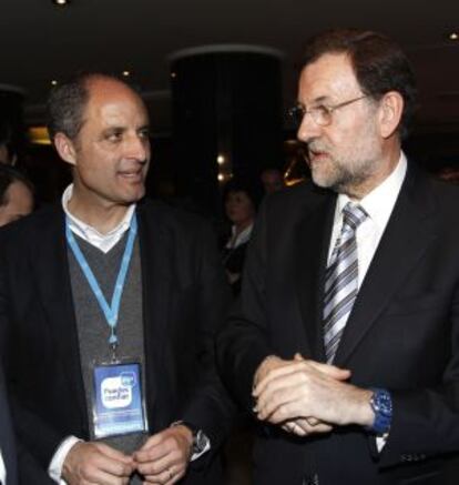 Francisco Camps y Mariano Rajoy, en una imagen de archivo.