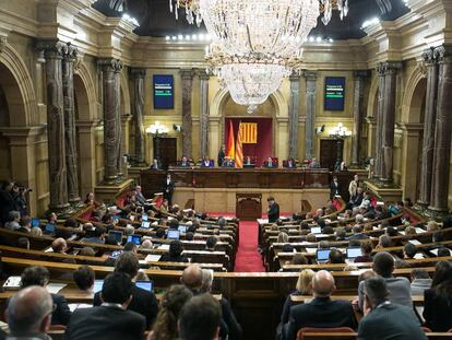 El Parlament de Catalunya.