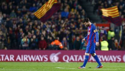 Messi, este domingo en el Camp Nou en el Bar&ccedil;a-Legan&eacute;s. 