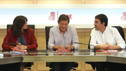 Reunión de la gestora de el PSOE.