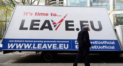 Imagen de la campaña a favor del Brexit Leave.EU.