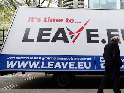 Imagen de la campaña a favor del Brexit Leave.EU.