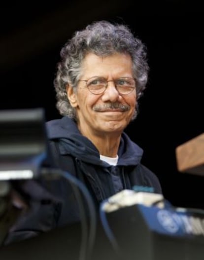 Chick Corea, durante un concierto en Berlín en julio de 2011.