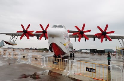 El modelo AG600 en China.