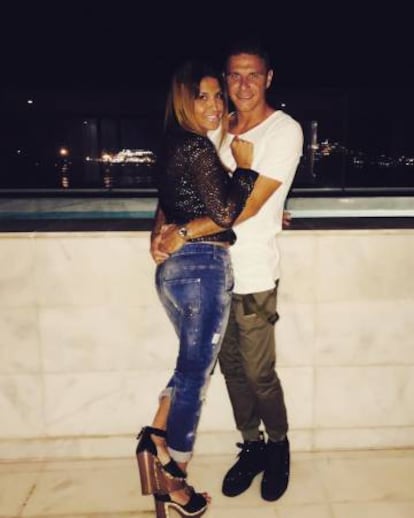 El futbolista Joaquín y su esposa Susana Saborido en una foto de Instagram.