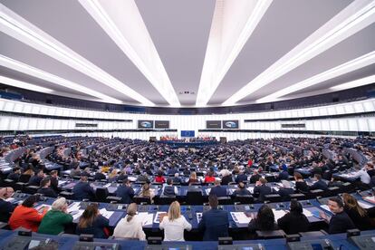 El pleno del Parlamento Europeo en Estrasburgo.