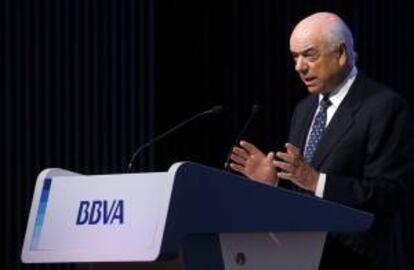 El presidente del BBVA, Francisco González. EFE/Archivo