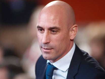 El presidente de la Real Federación Española de Fútbol, Luis Rubiales.