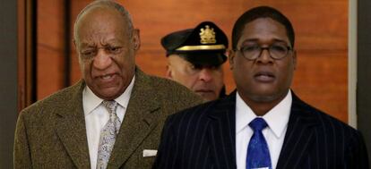 Bill Cosby en su llegada a los juzgados este lunes.