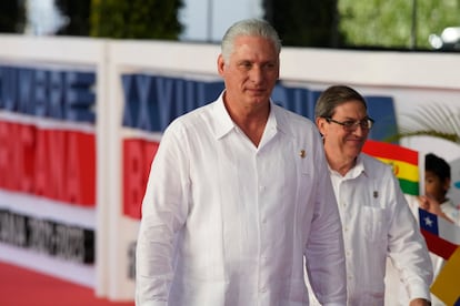 El presidente cubano, Miguel Díaz-Canel, en la última Cumbre Iberoamericana.