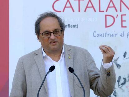 El presidente catalán, Quim Torra.