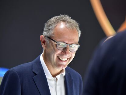 Stefano Domenicali, en septiembre de 2019 en Frankfurt.