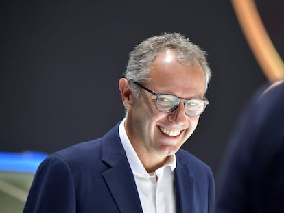 Stefano Domenicali, en septiembre de 2019 en Frankfurt.