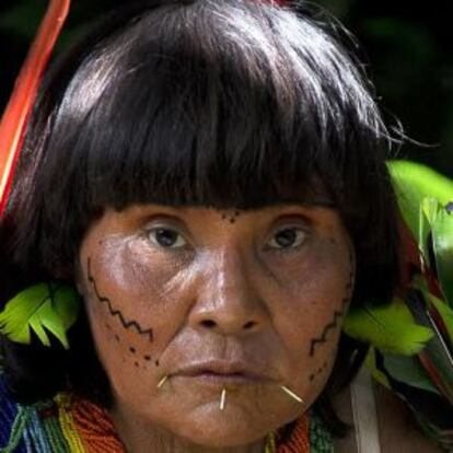 Una mujer Yanomami.