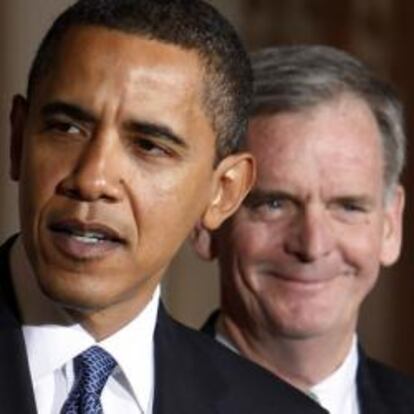 Obama y Judd Gregg